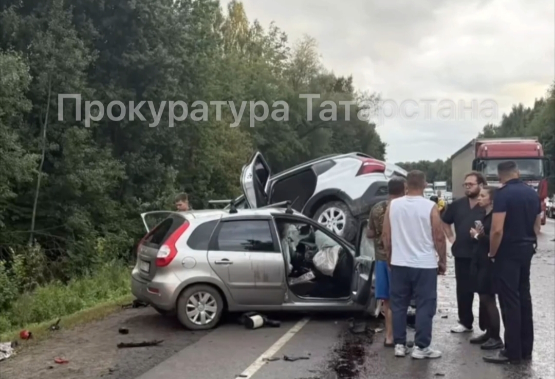 В Верхнеуслонском районе произошла страшная авария