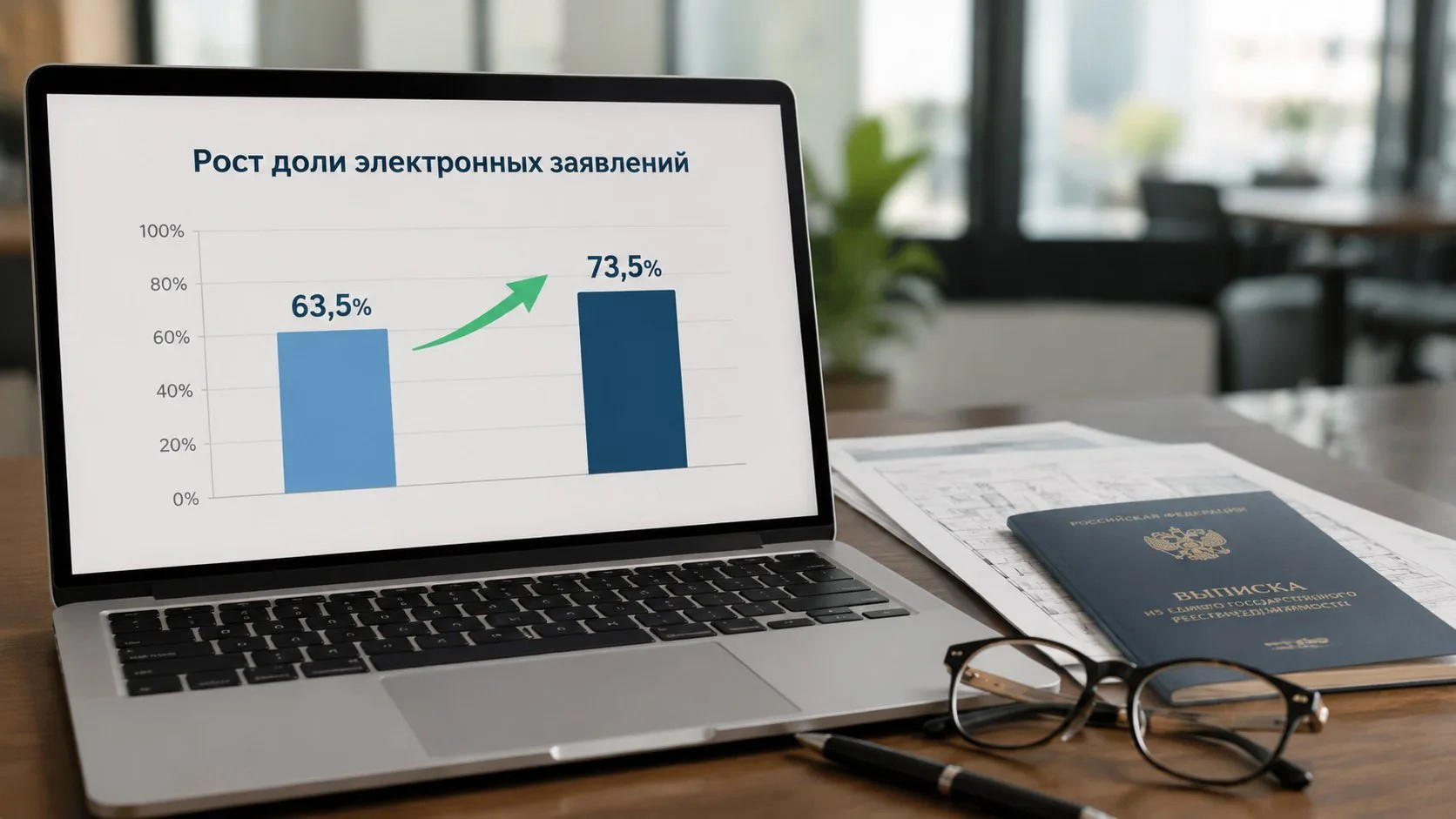 Доля электронных обращений достигла 73,5% — это на 10% больше, чем в прошлом году