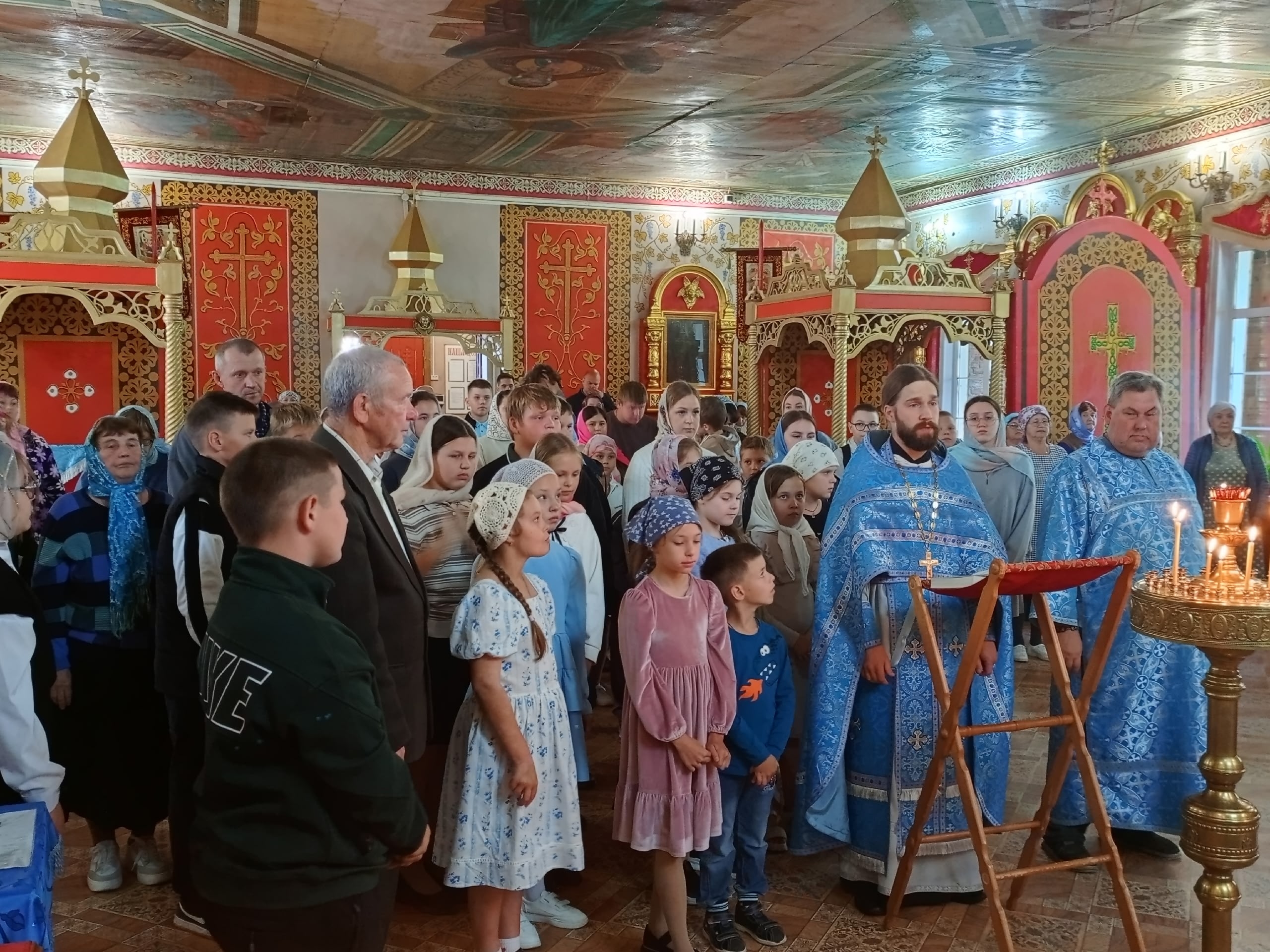 В храмах Спасского благочиния совершили молебен перед началом учебного года