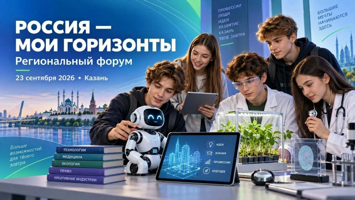 В Казани состоится масштабный форум по профориентации «Россия мои горизонты»