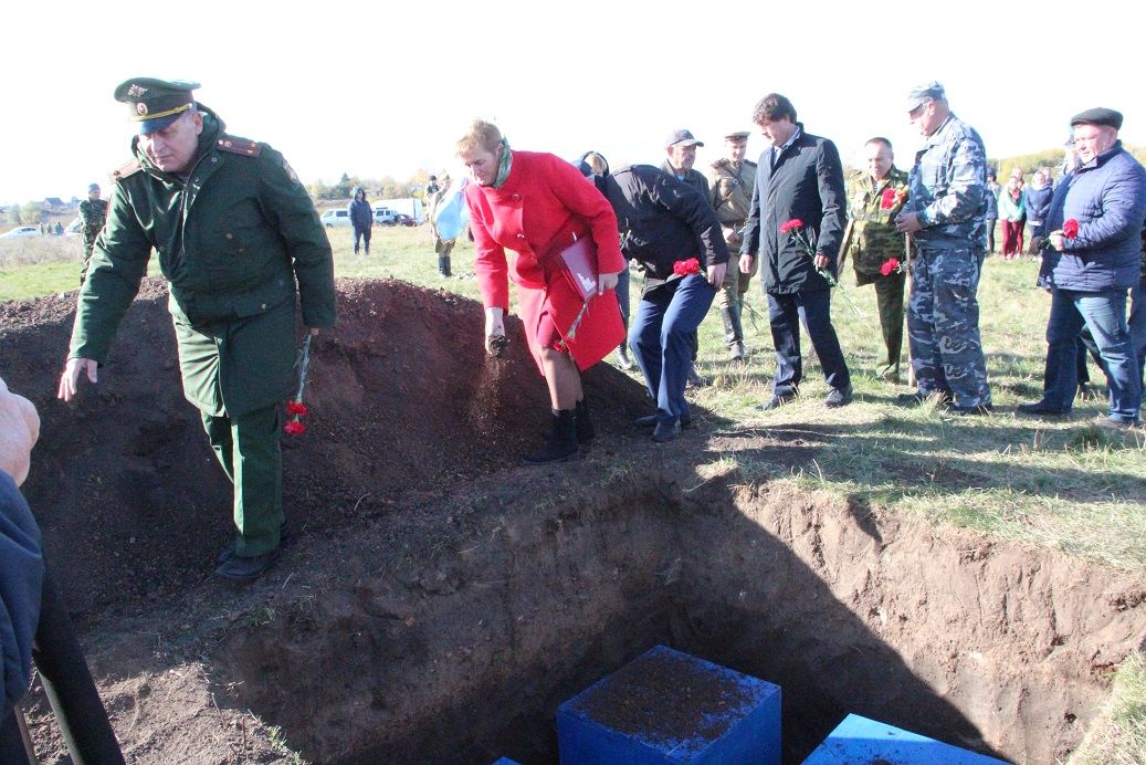 В Спасском районе состоялось  захоронение останков жертв Гражданской войны (ФОТО)