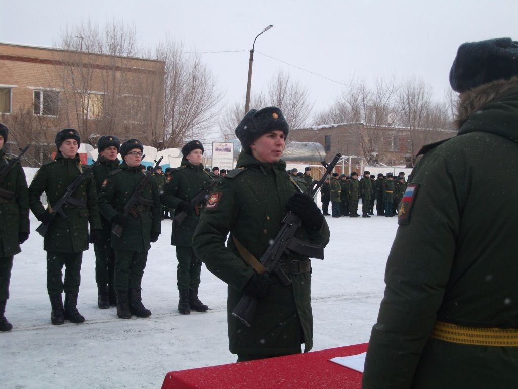 Делегация Спасского и Алькеевского районов посетила войсковую часть в Оренбурге (ФОТО)