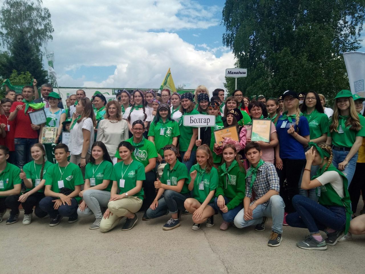 Эковолонтёры из Болгара приняли участие в республиканском фестивале юных натуралистов