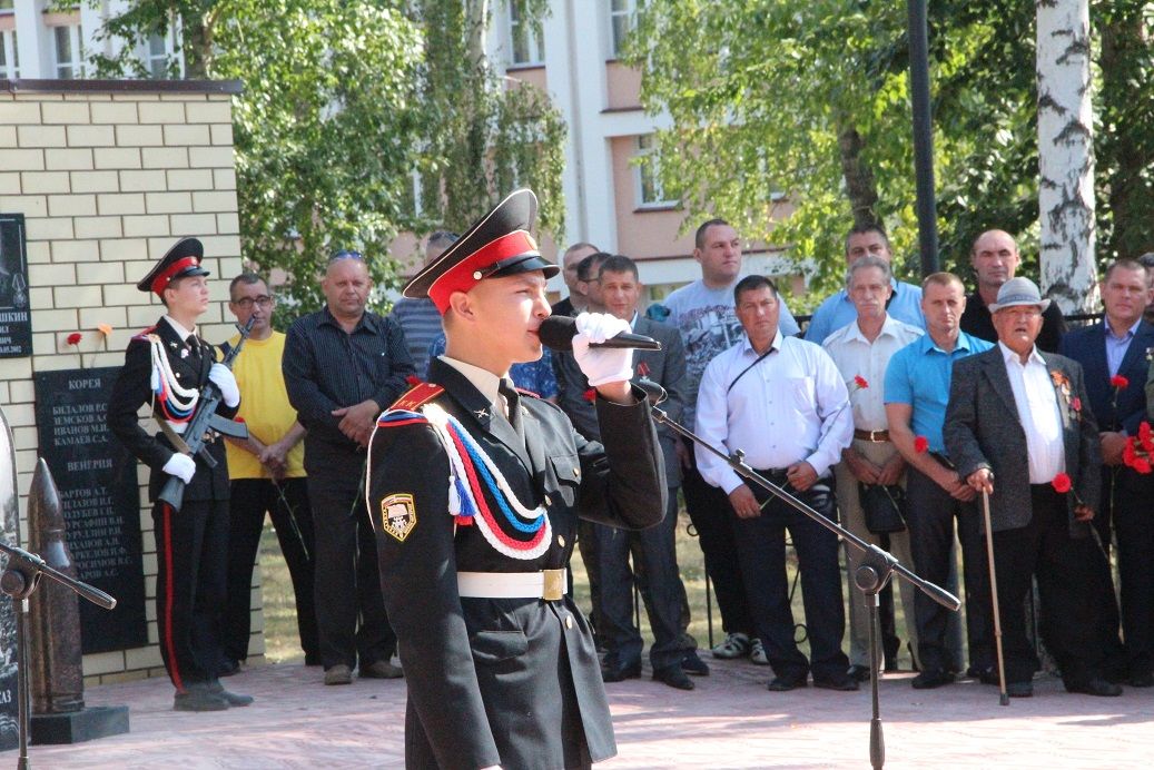 В Болгаре открылся военно-мемориальный комплекс памяти ветеранов боевых действий (ФОТО)