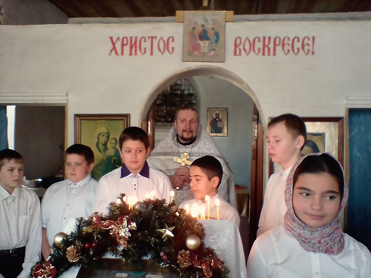 В храме села Кузнечиха Спасского района состоялся детский рождественский концерт (ФОТО)