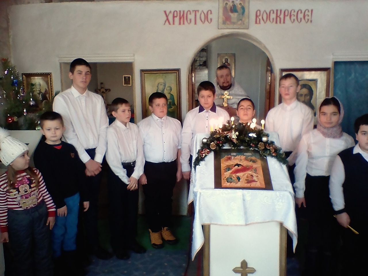 В храме села Кузнечиха Спасского района состоялся детский рождественский концерт (ФОТО)