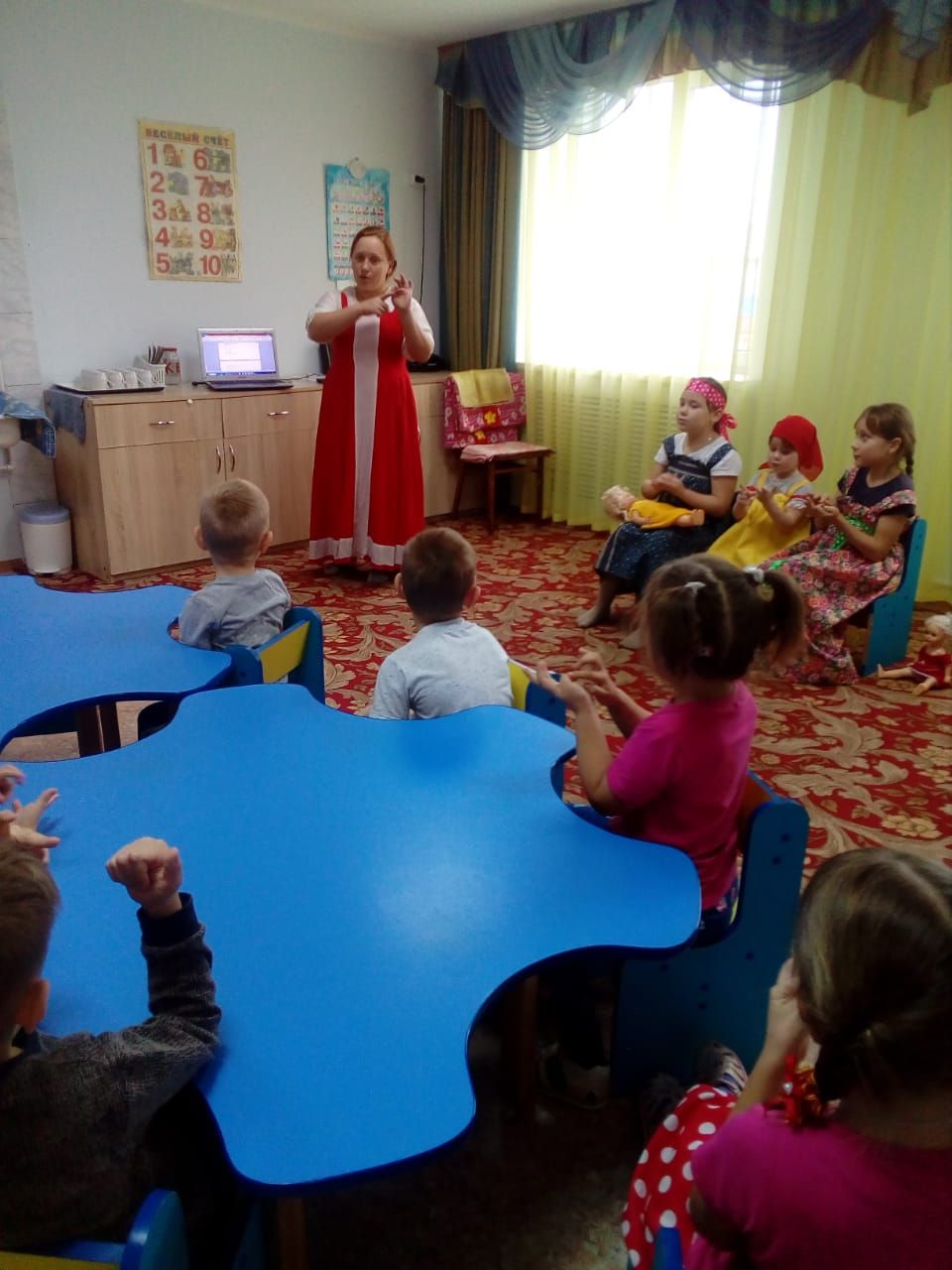Для воспитанников Приволжского детского сада Спасского района организовали игровую программу (ФОТО)