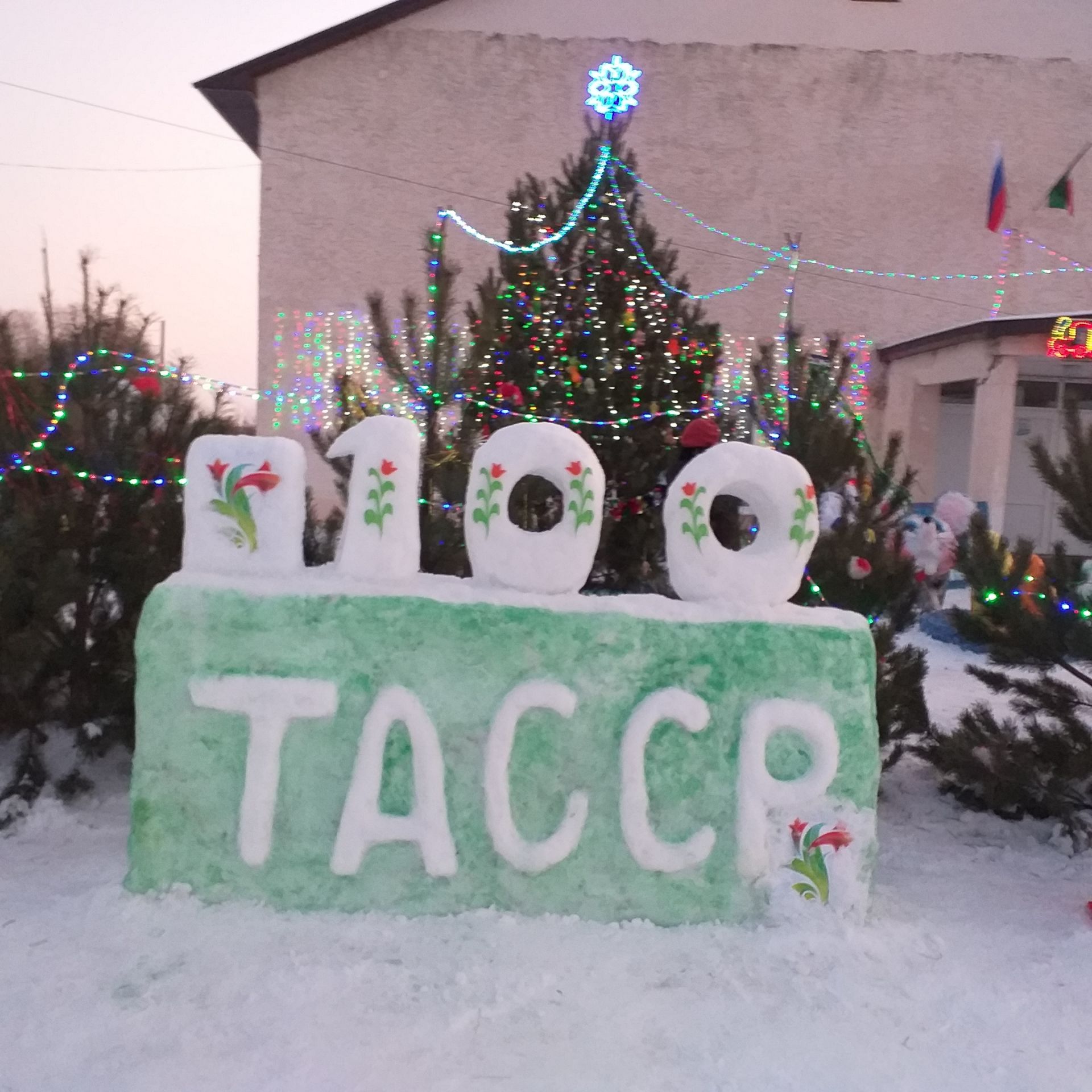 В Спасском районе подводят итоги конкурса на лучшую новогоднюю елку среди сельских поселений (ФОТО)