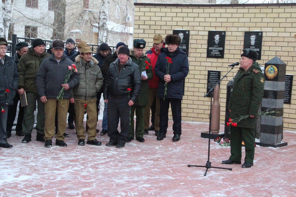 В Болгаре прошёл митинг, посвящённый 30-летию вывода советских войск из Афганистана (ВИДЕО, ФОТО)