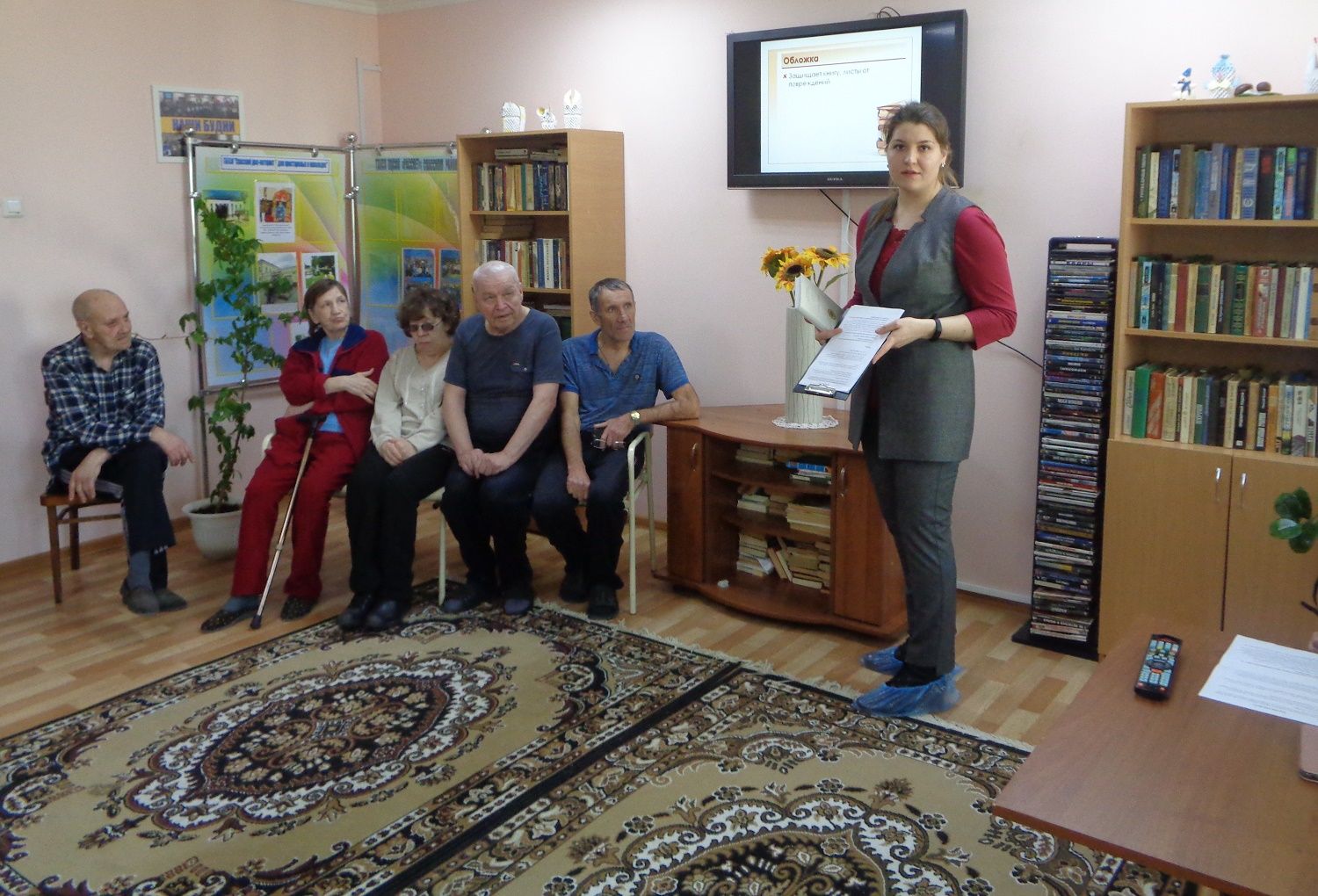 Благотворительная акция по реабилитации книжного фонда прошла в Спасском ДИПИ (ФОТО)
