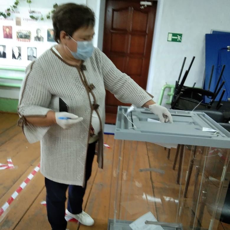 В селах Спасского района идет голосование по поправкам в Конституцию (ФОТО)
