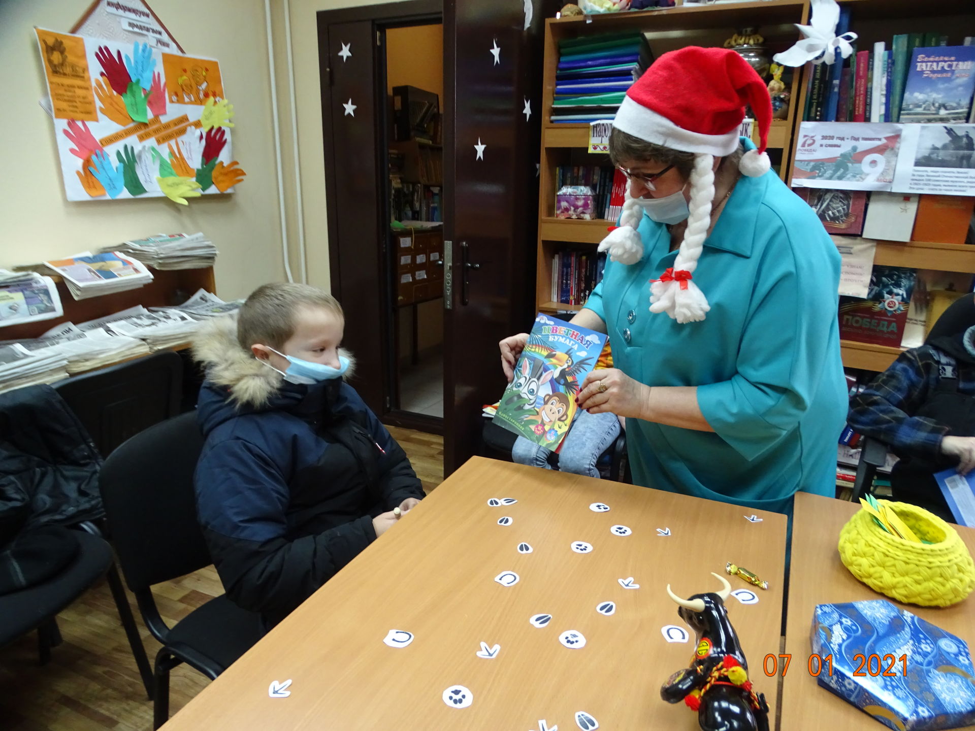 Квест - игра "Весёлое Рождество» прошла в Иж-Борискино Спасского района