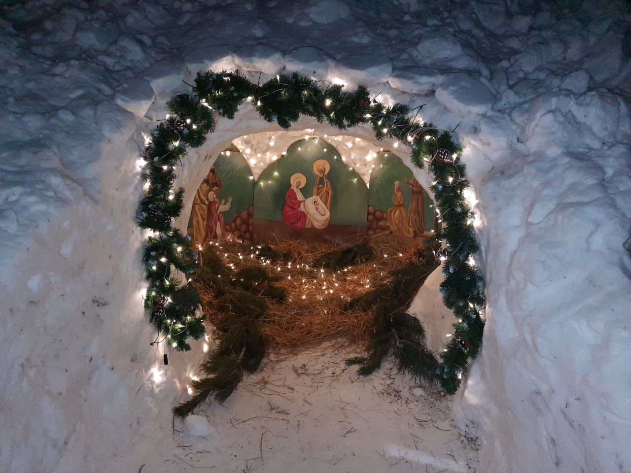 В Свято-Авраамиевском храме состоялось Рождественское Богослужение.