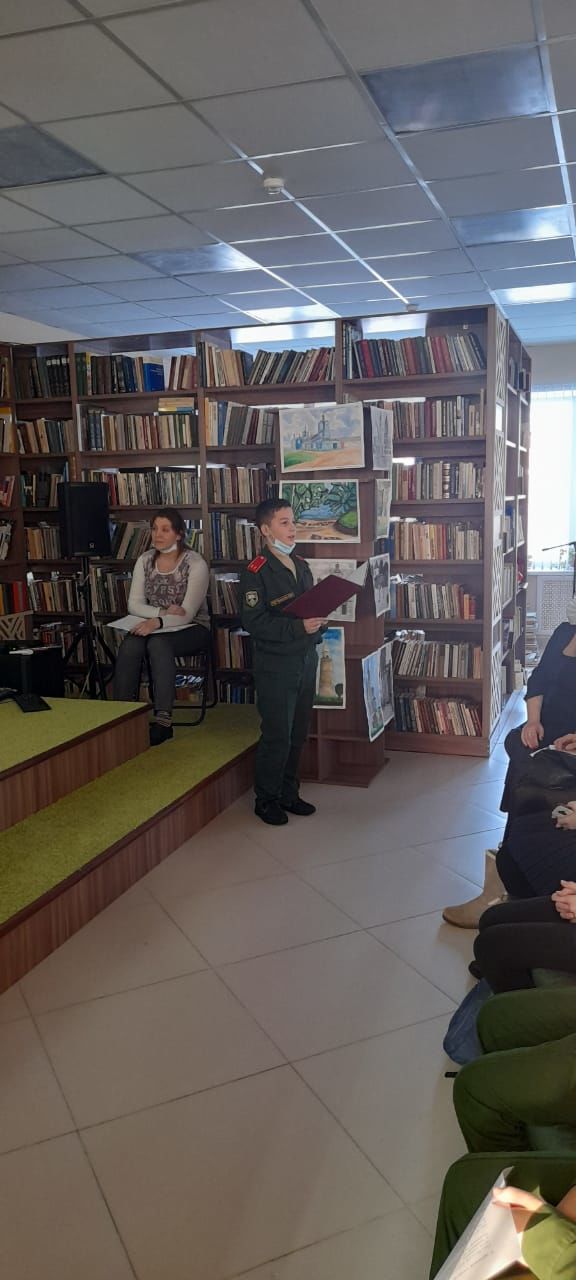 Ученики кадетской и санаторной школы-интерната побывали в литературной гостиной