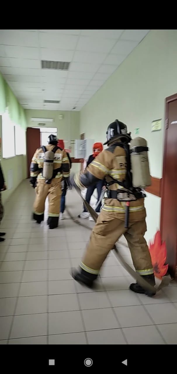 Пожарно-тактические учения прошли в санаторной школе-интернате