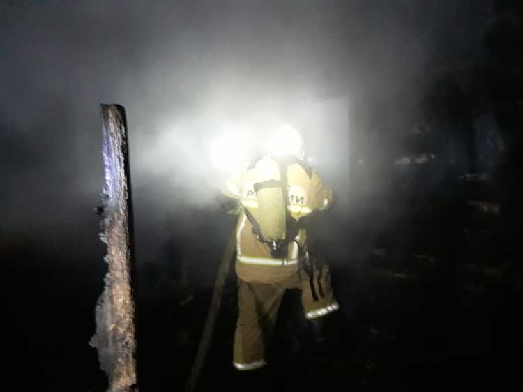 В деревне Кожаевка Спасского района сгорел дом