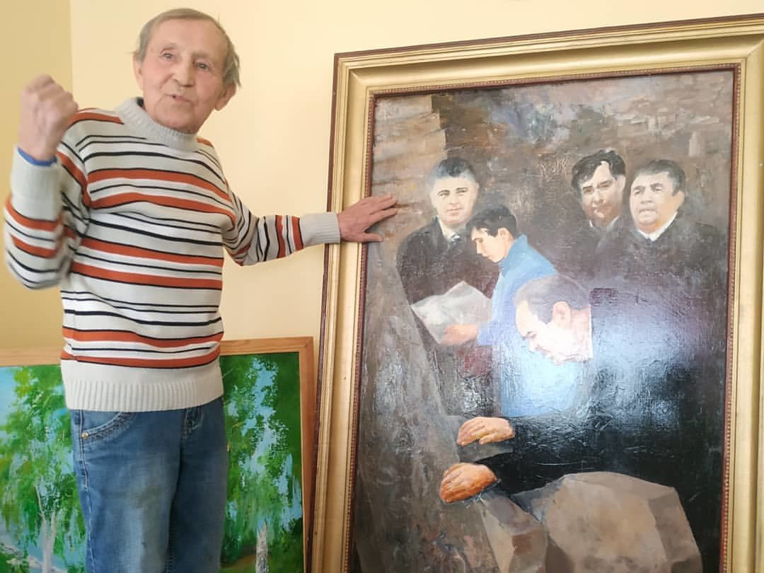Спасские школьники встретились с местным художником