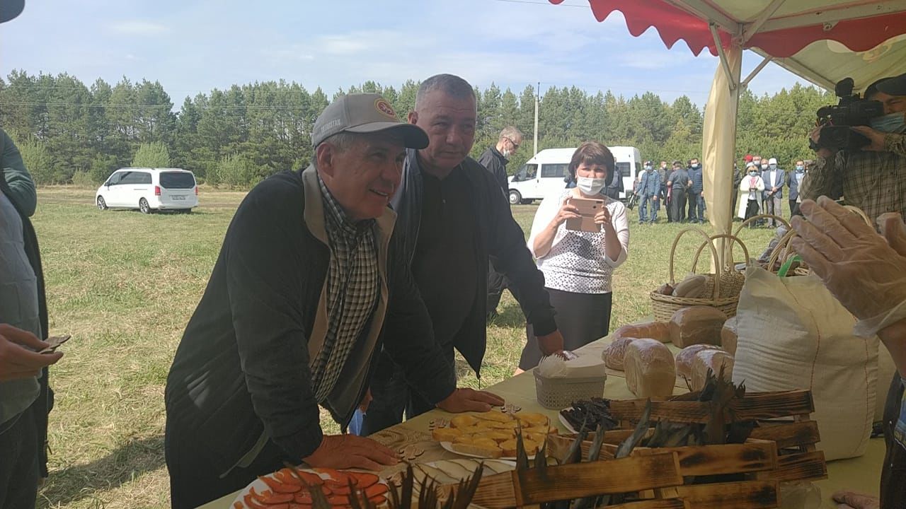 В Спасском районе с рабочим визитом побывал Президент Татарстана