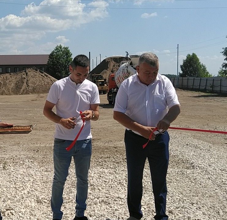 В Спасском районе открылся бетонный завод