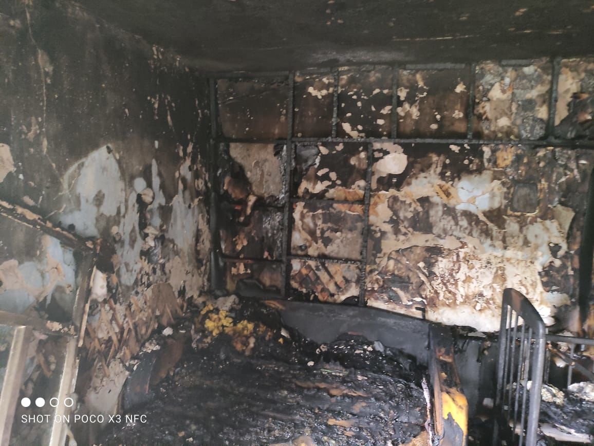 В городе Болгар произошло возгорание квартиры