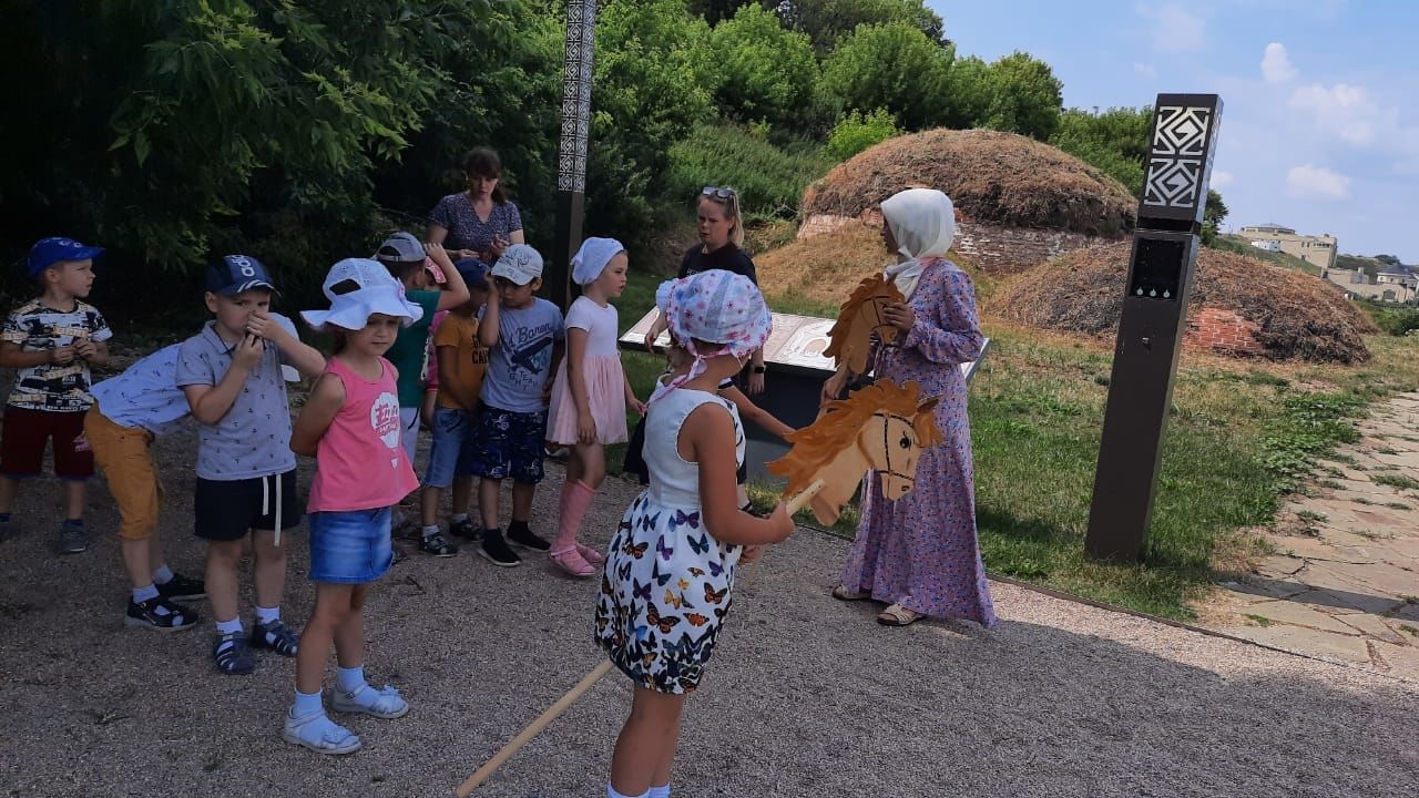 Воспитанники детсада «Солнышко» побывали в Болгарском музее-заповеднике 