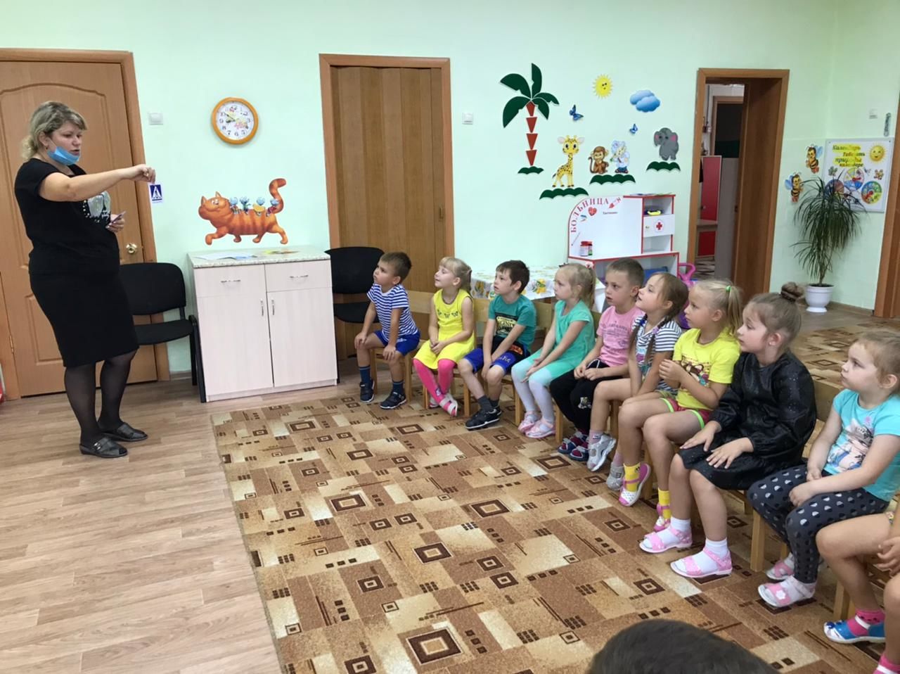 В детском саду «Колосок» прошёл открытый урок