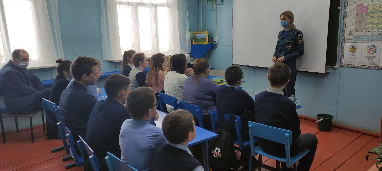 В школах и детских садах Спасского района проходят уроки пожарной безопасности