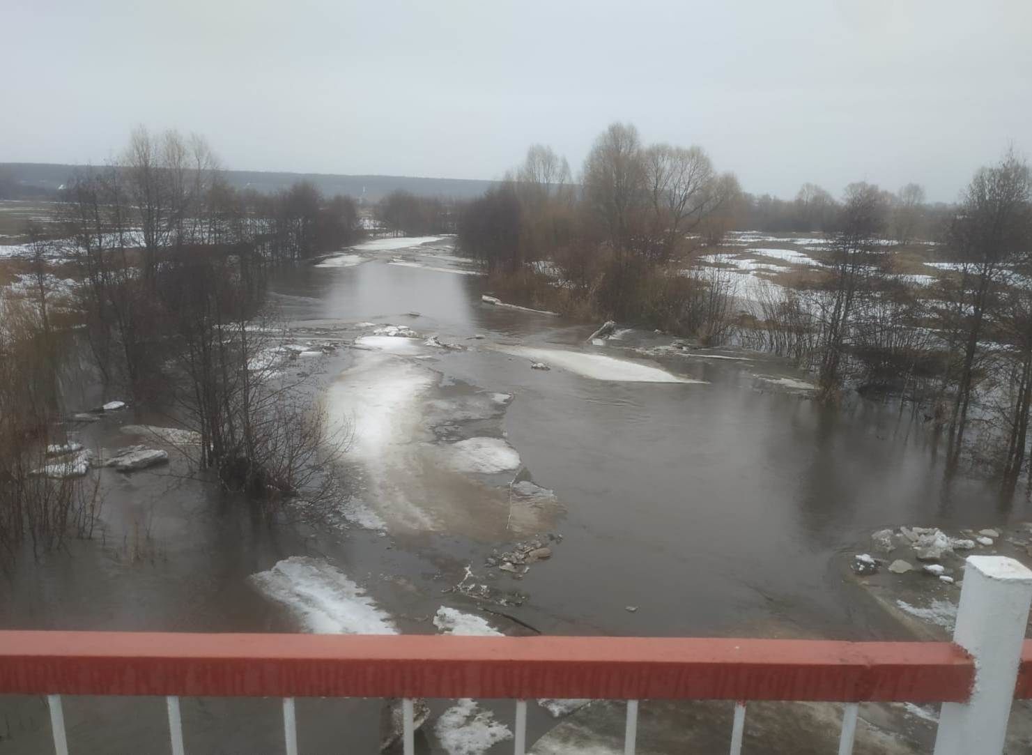 В Спасском районе паводковая ситуация сохраняется умеренной