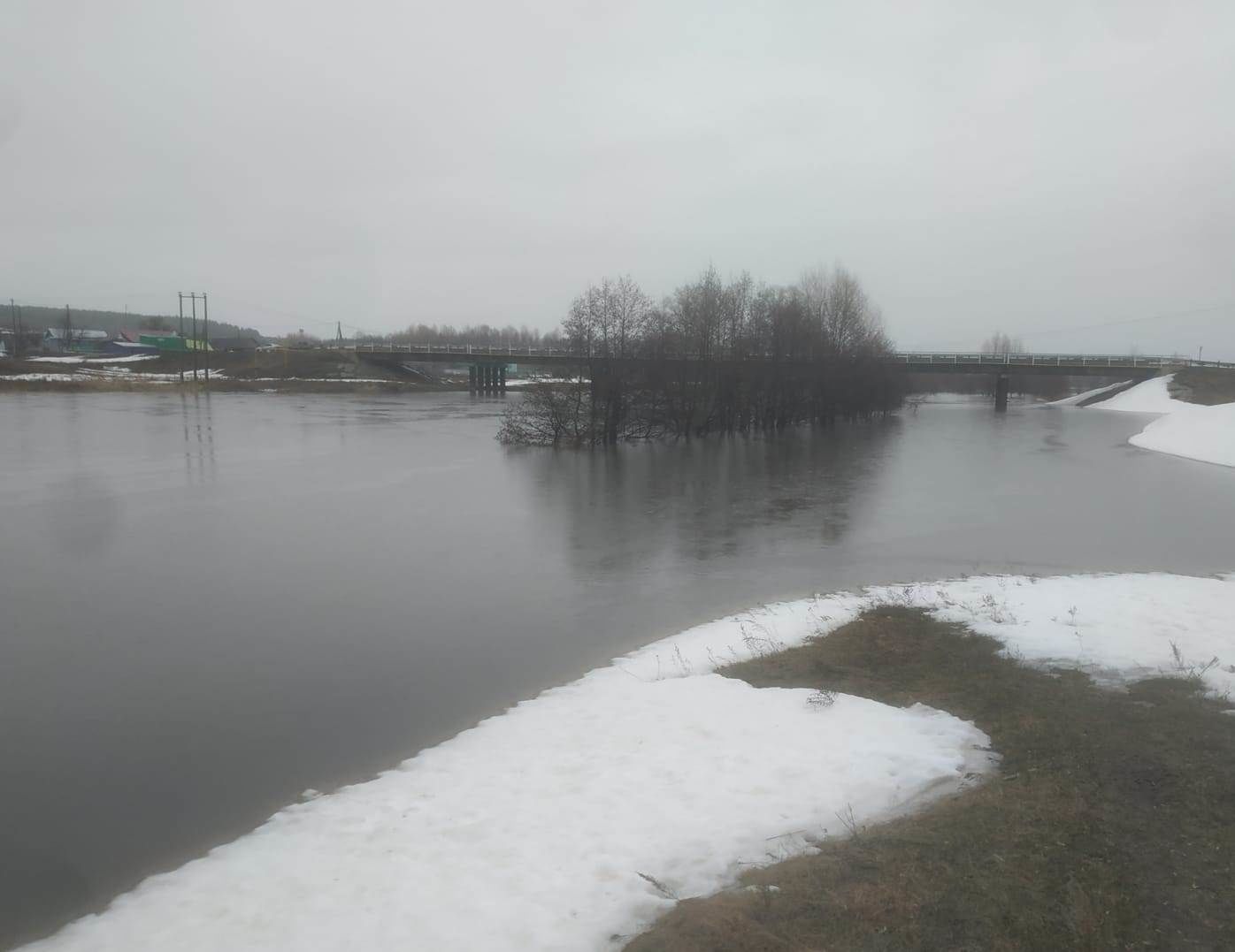 В Спасском районе паводковая ситуация сохраняется умеренной