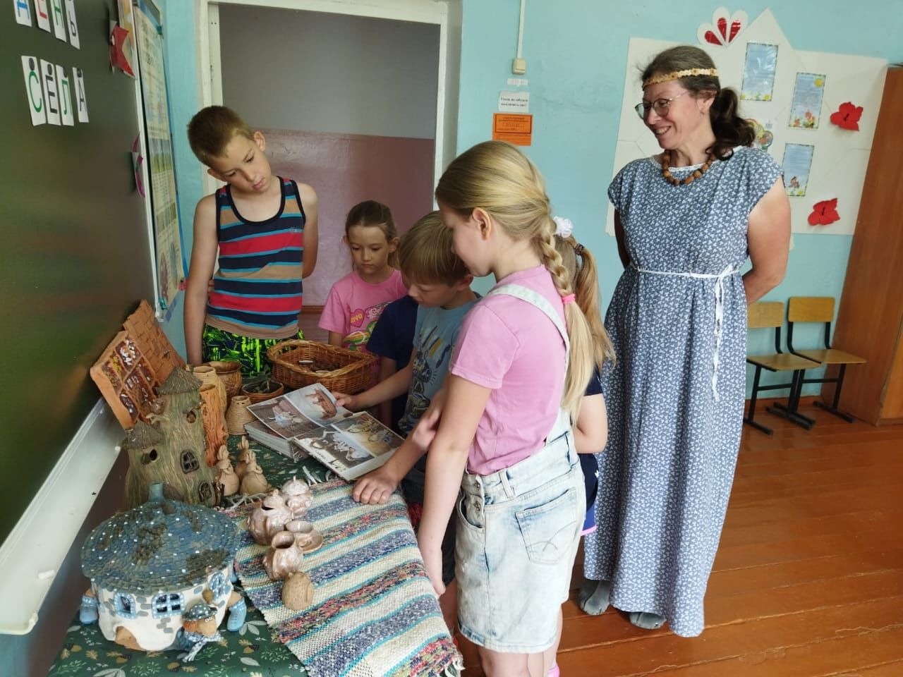 В пришкольном лагере Кузнечихинской школы прошёл "День села"