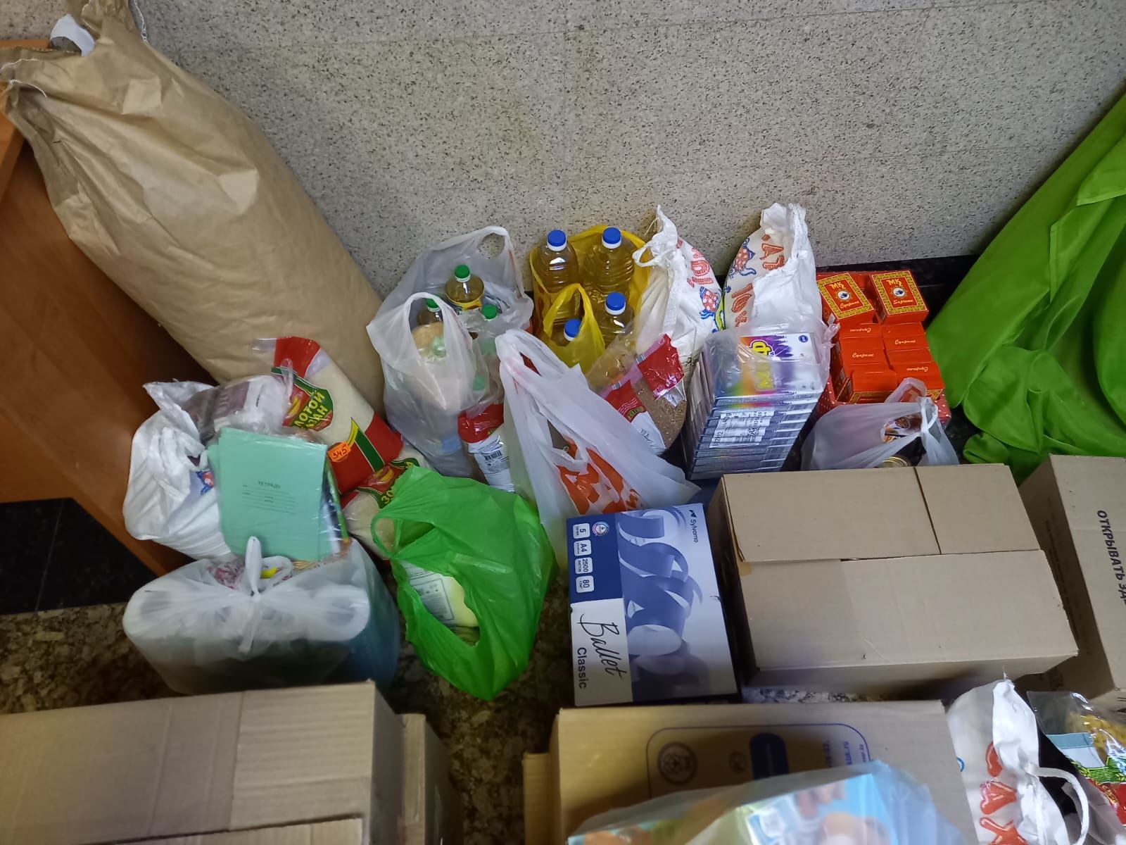 Спасский район собрал около 4 тонн гуманитарной помощи  &nbsp;для жителей Донбасса