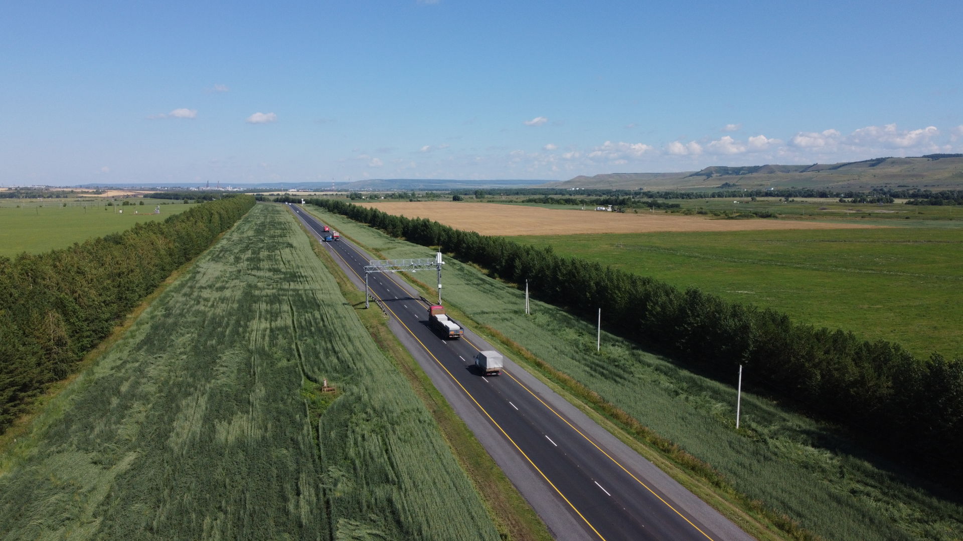 В Татарстане обновили 20 км автодороги Казань – Оренбург
