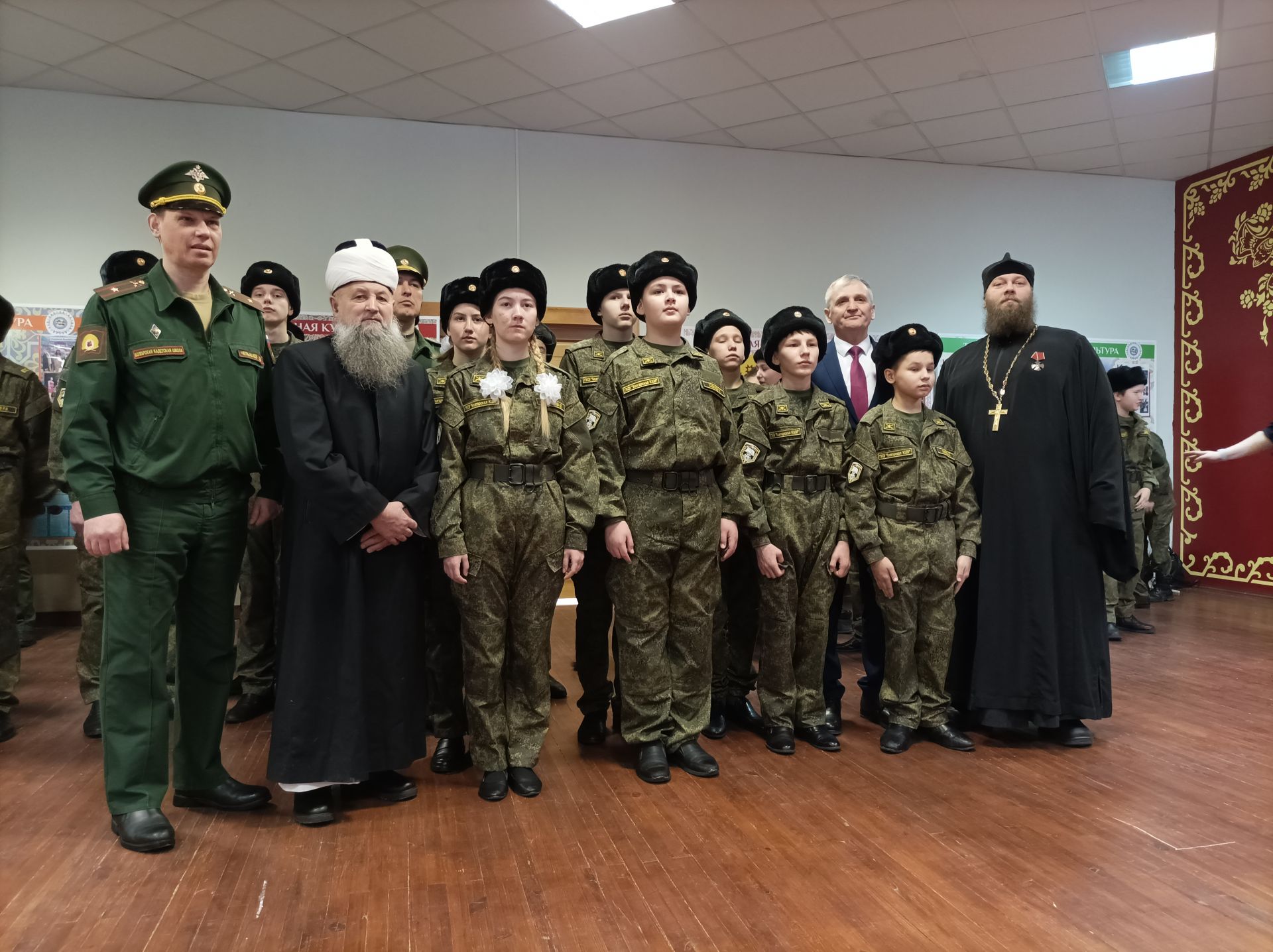 Спасские кадеты дали клятву верности Родине