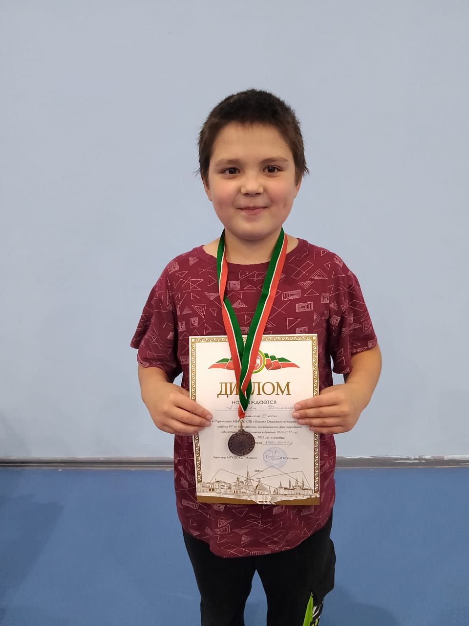В Болгарском «Олимпе» прошло Первенство района по бадминтону