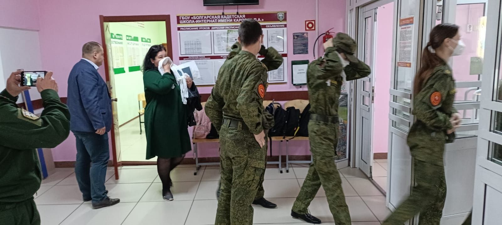 В Болгарской кадетской школе прошли учебные тренировки