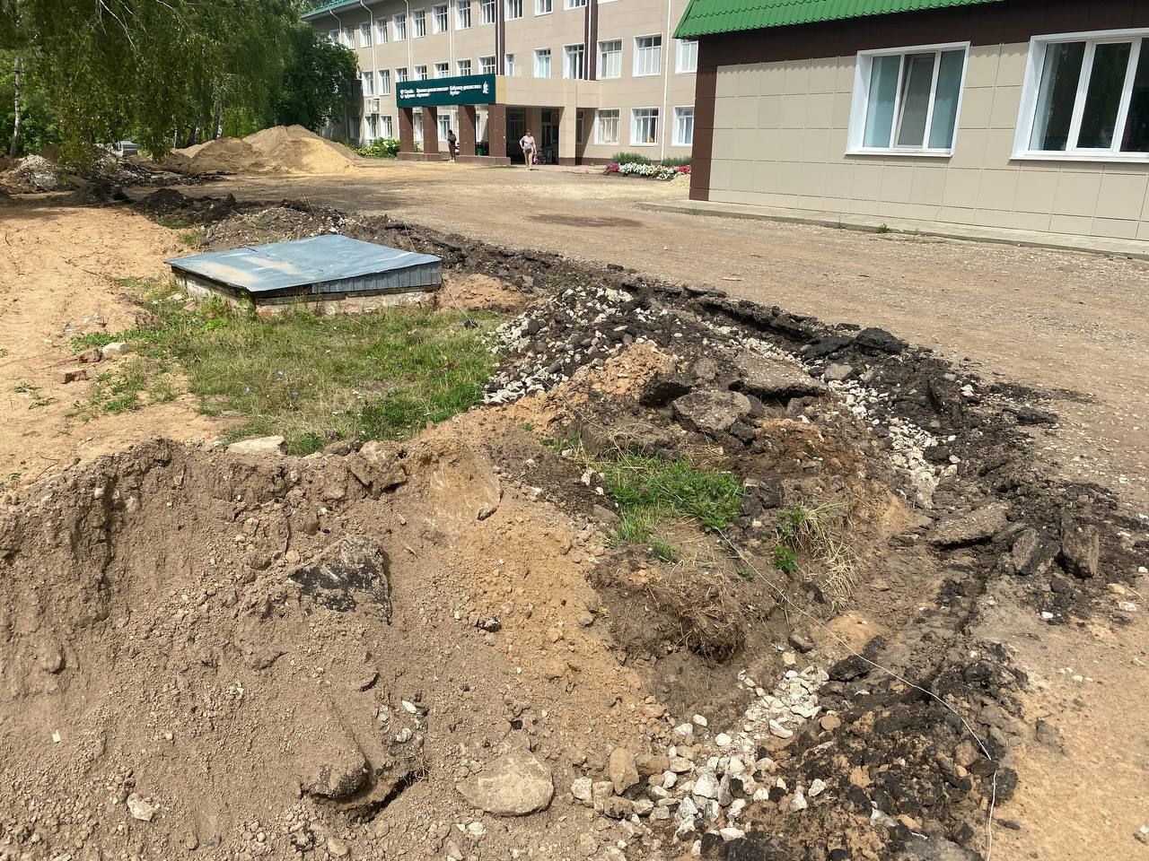 В Спасской ЦРБ полным ходом идёт ремонт