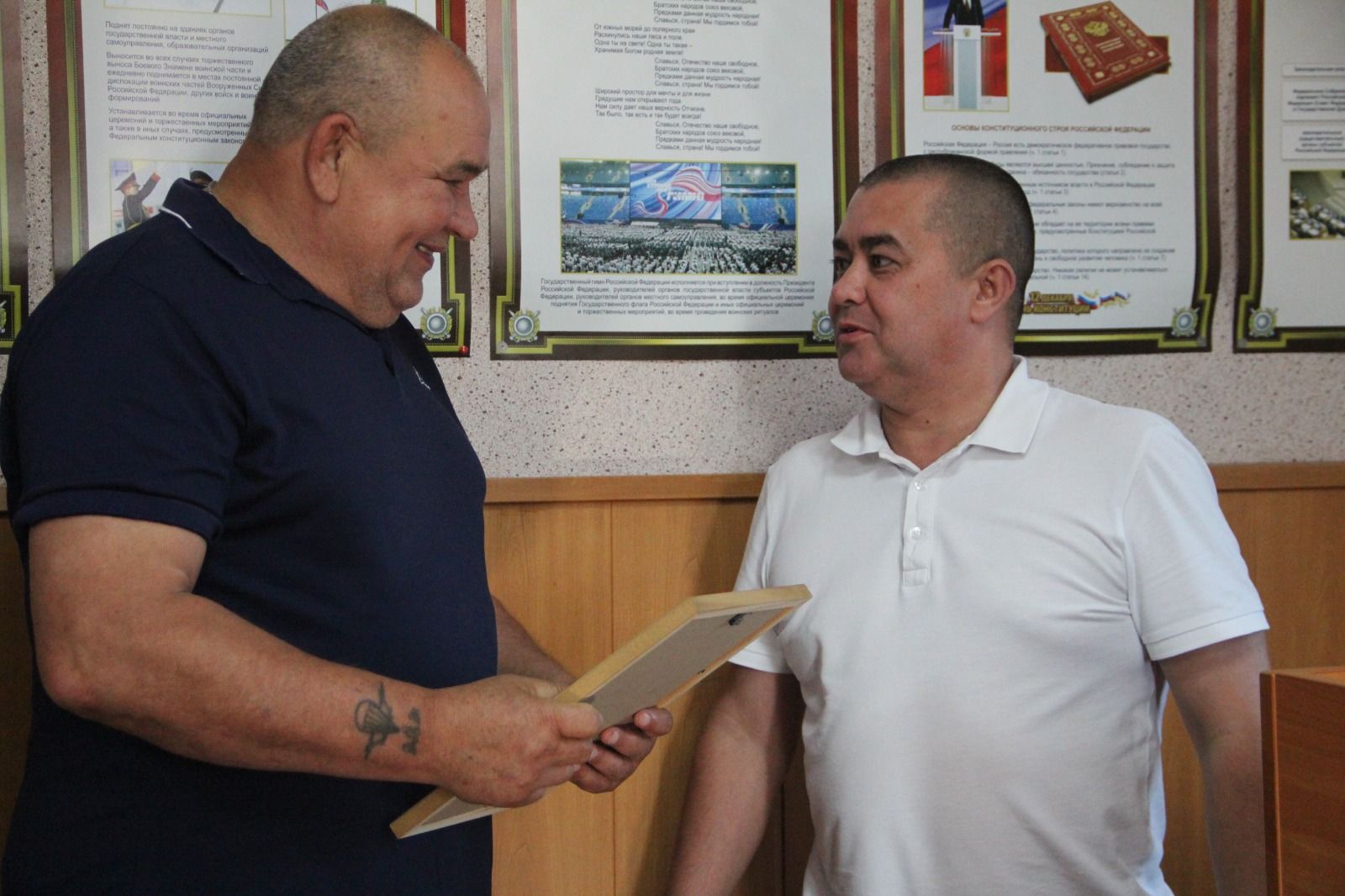 В Спасском Районном отделе внутренних дел поздравили ветеранов МВД с юбилеем