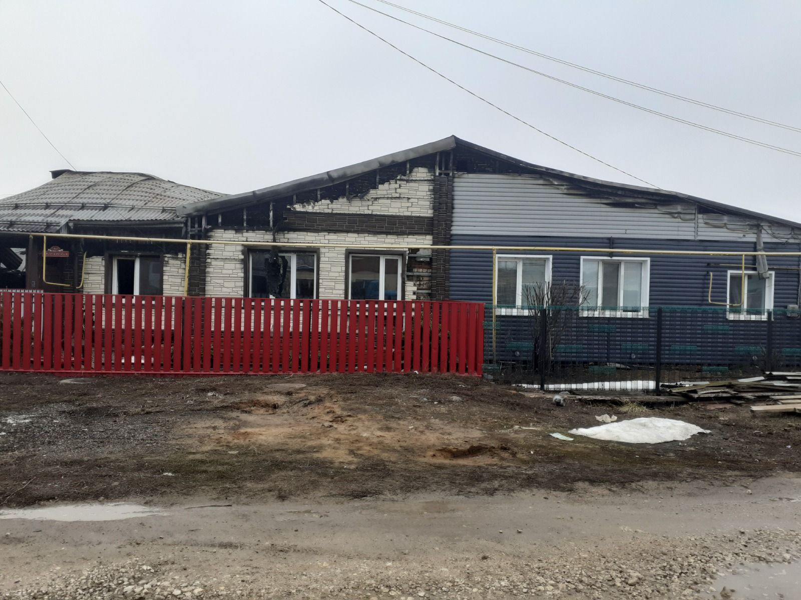 В Болгаре произошёл крупный пожар