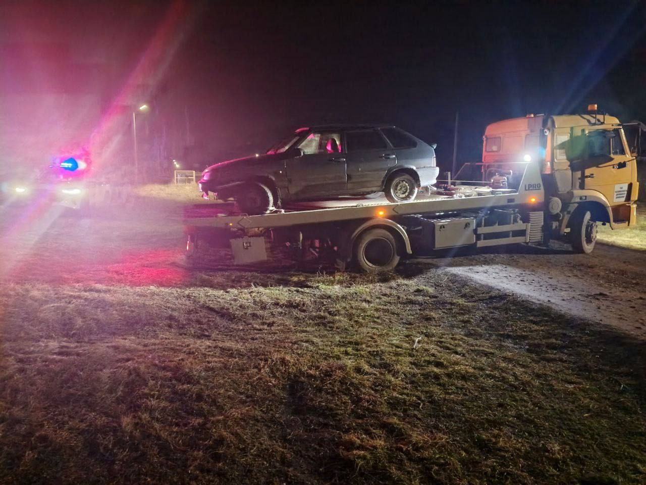 В Спасском районе пьяный водитель врезался в забор дома