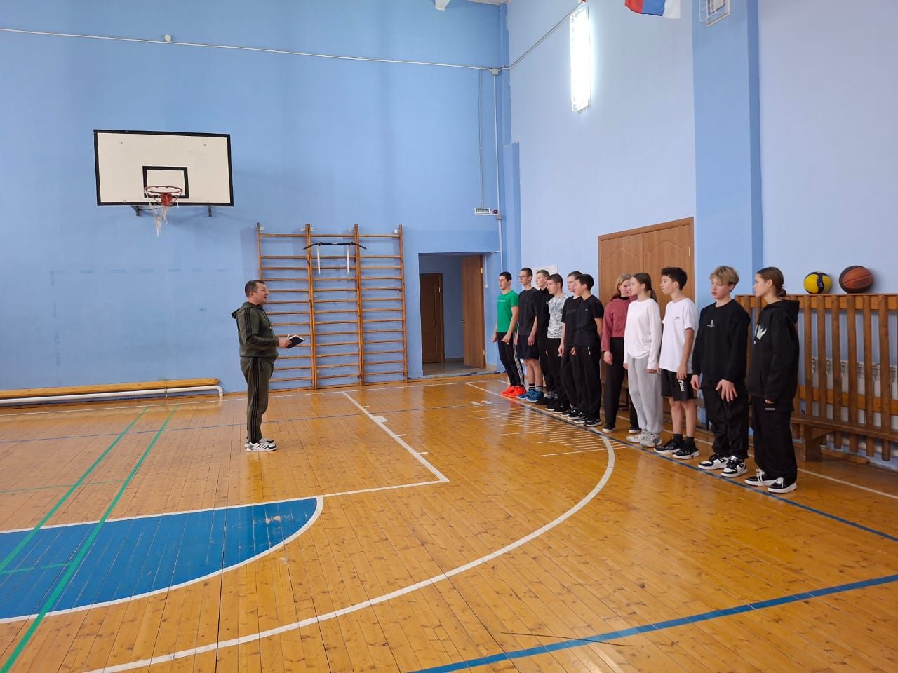В Антоновской школе Спасского района прошел спортивный день ГТО