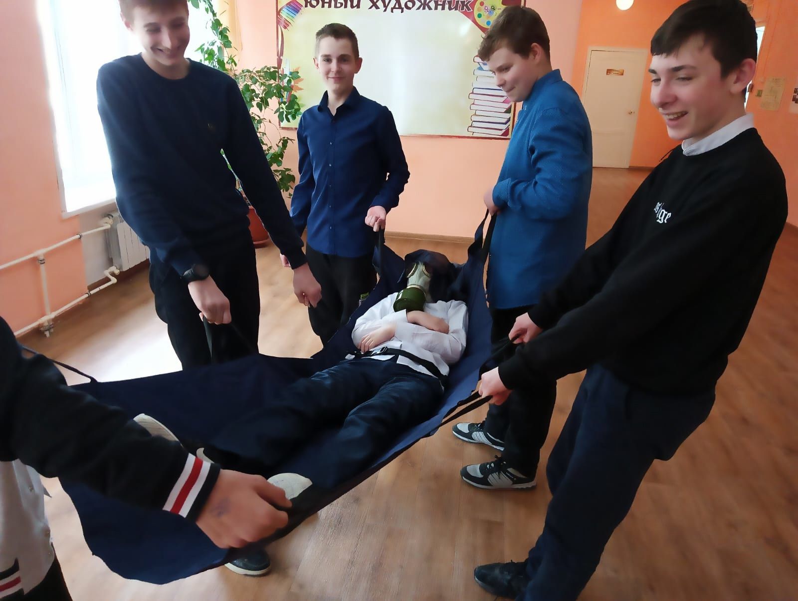 В Полянской средней школе прошел открытый урок по ОБЖ