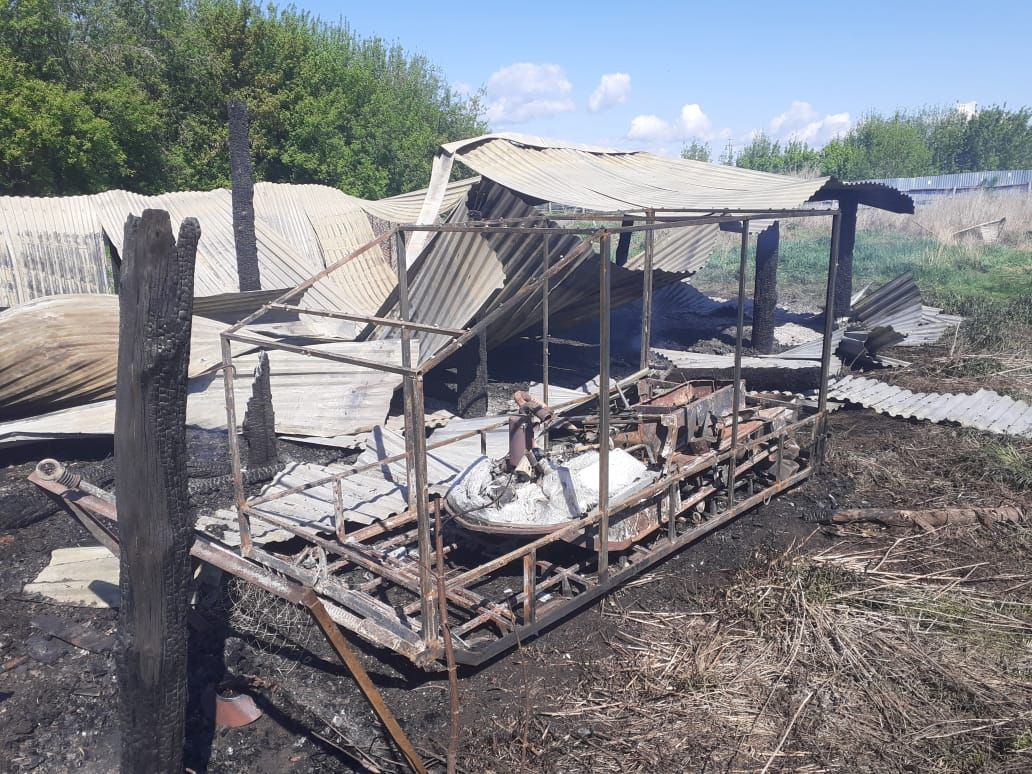 В селе Измери Спасского района произошёл пожар