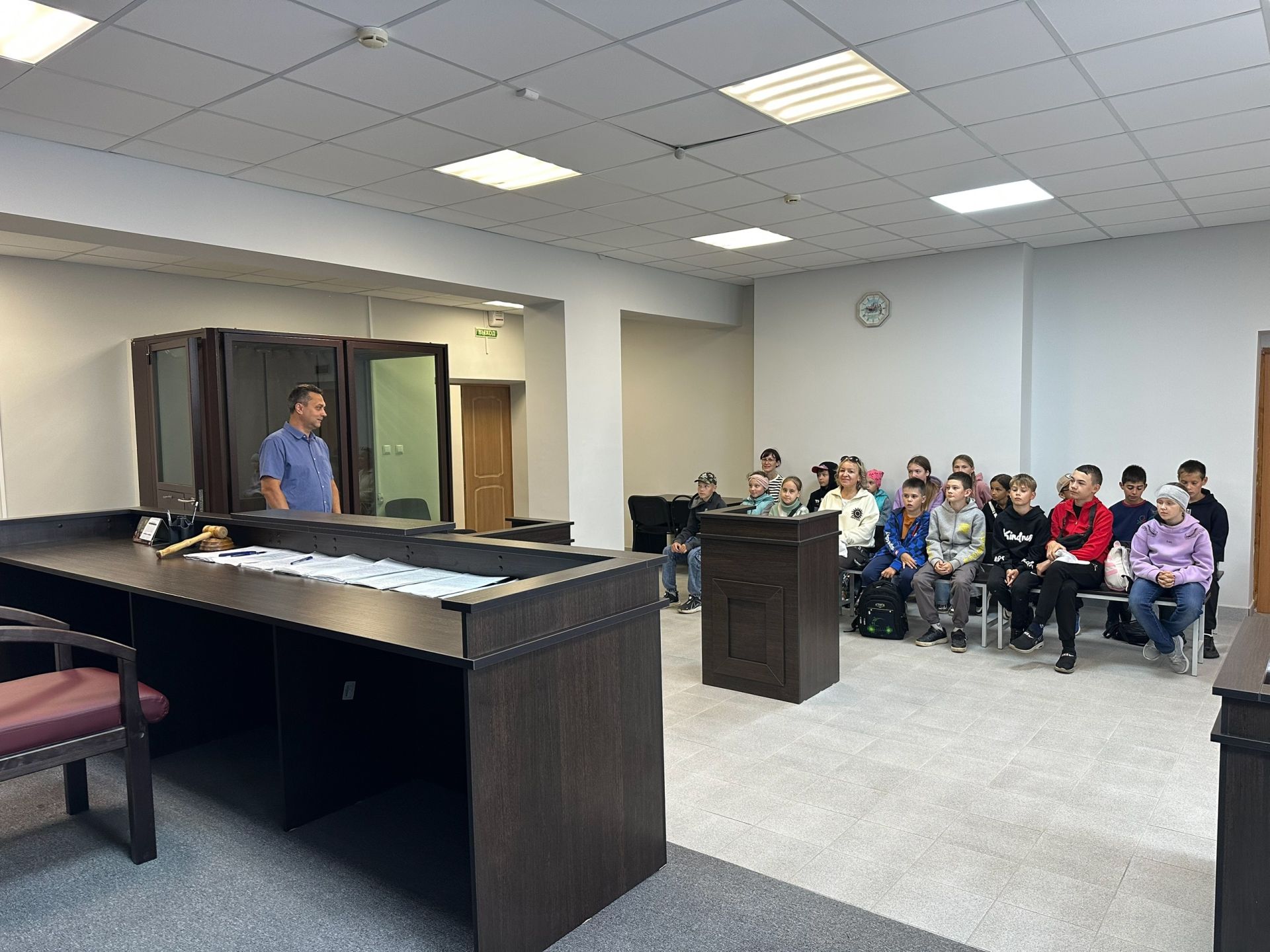 В Болгаре для школьников организовали экскурсию в Спасский районный суд