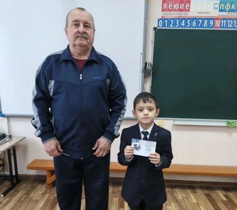 Первоклассник из санаторной школы Болгара получил золотой знак ГТО