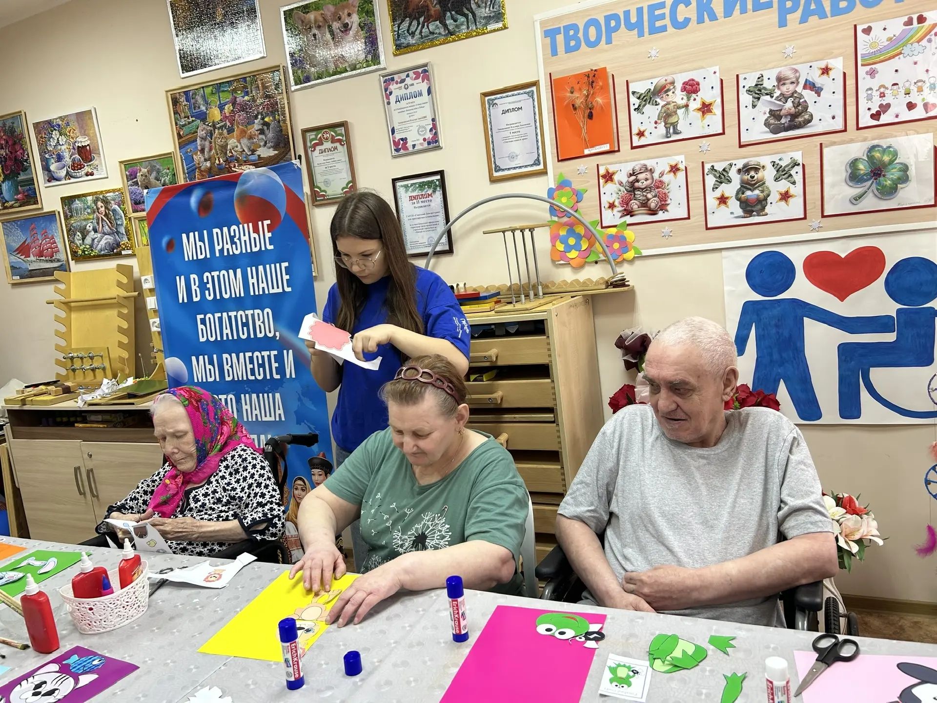 Участники Движения Первых навестили подопечных Спасского ДИПИ