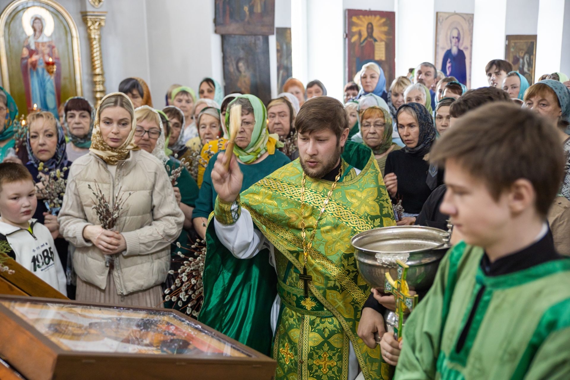 В Духосошественском храме Болгара появилась новая икона Пресвятой Богородицы «Неупиваемая Чаша»