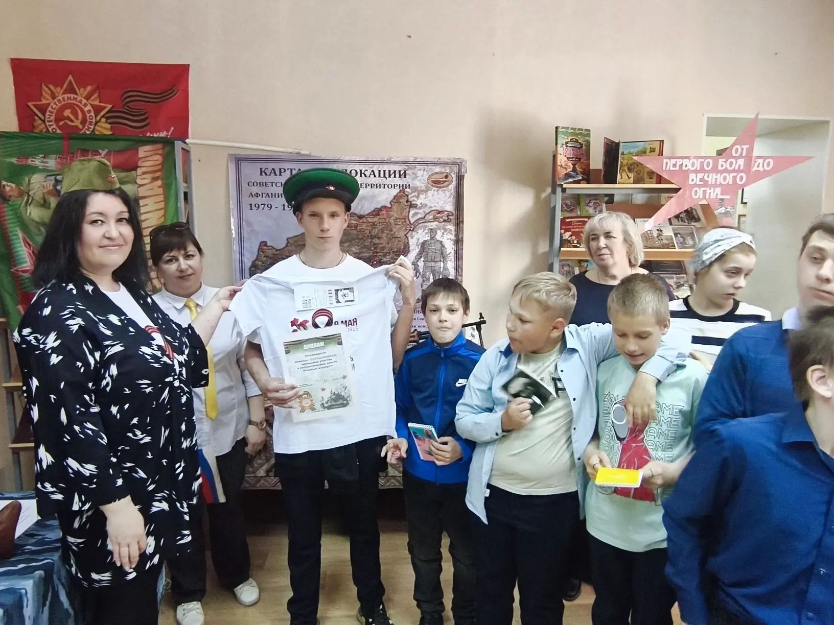 В детской библиотеке Болгара прошёл патриотический квест «Военный маршрут»