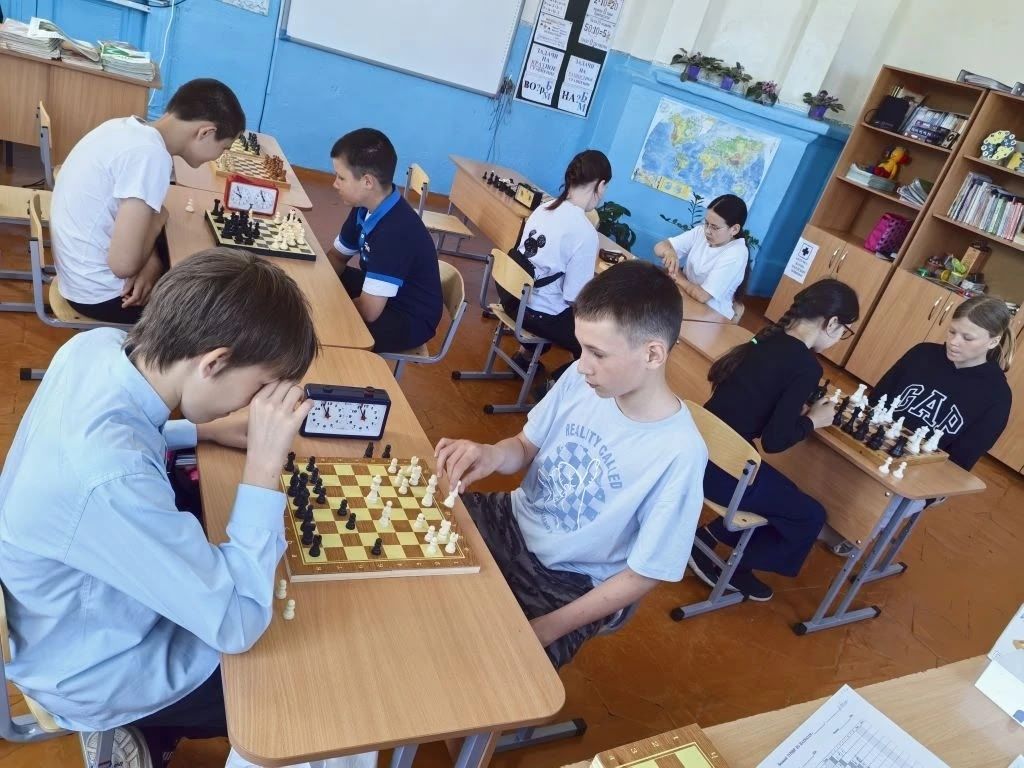 В Антоновской школе Спасского района прошёл шахматный турнир «Ход к Победе»