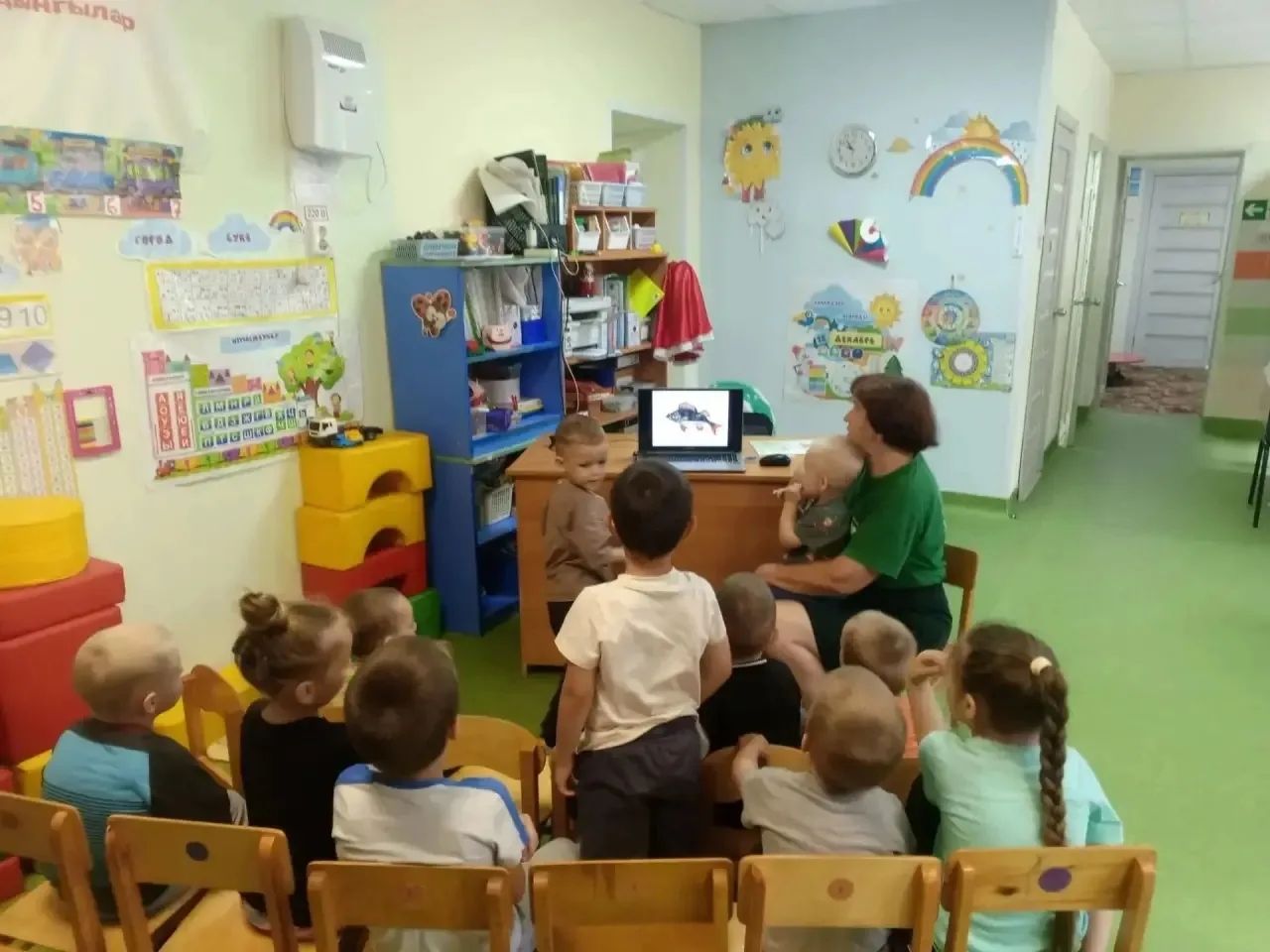 Сотрудники заказника «Спасский» провели для антоновских дошколят занятие о рыбах