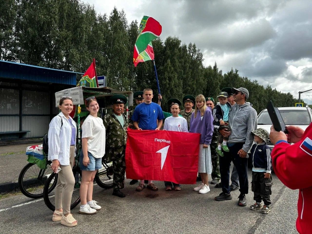 Ветеран-пограничник из Болгара завершил одиночный велопробег